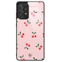 Samsung Galaxy A52 glazen hardcase - Kersjes - thumbnail