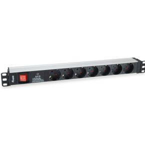 Equip 333309 power uitbreiding 1,8 m 7 AC-uitgang(en) Binnen Zwart, Wit Equip 333309 power uitbreiding 1,8 m 7 AC-uitgang(en) Binnen Zwart, Wit