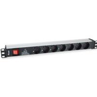 Equip 333309 power uitbreiding 1,8 m 7 AC-uitgang(en) Binnen Zwart, Wit - thumbnail