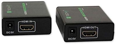 Techly IDATA EXT-E70 audio/video extender AV-zender & ontvanger Zwart