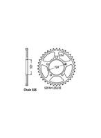 ESJOT Chain wheel 525 41z steel silver galvanized - thumbnail