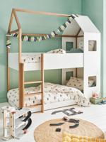 Stapelbed voor kinderen Cabane wit - thumbnail