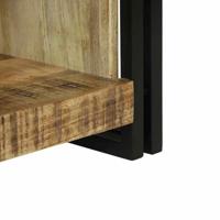 Salontafel Bruin 90 x 50 x 38 cm Massief ruw mangohout - thumbnail