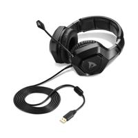 Rush ER30 - Gaming Headset - Hoofdtelefoon ( oorkap ) - Zwart/RGB - thumbnail