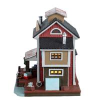 Lemax moore&apos;s fish packing co. verlicht kersthuisje Plymouth Corners 2022 - thumbnail