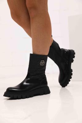 Philipp Plein Laarzen 79052 Dames/Kids Zwart - Maat 36 - Kleur: Zwart | Soccerfanshop