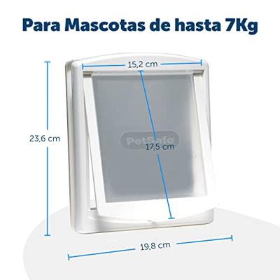 PETSAFE KATTENLUIK SMALL WIT / TRANSPARANT