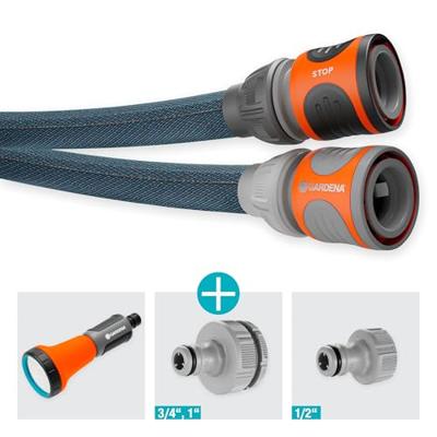 Gardena Textielslang Liano Xtreme 10m, Set - 18460-20 - 18460-20 - thumbnail