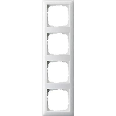 GIRA 021403 Frame 4-voudig System 55, Standaard 55 Zuiver wit (glanzend) 1 stuk(s)