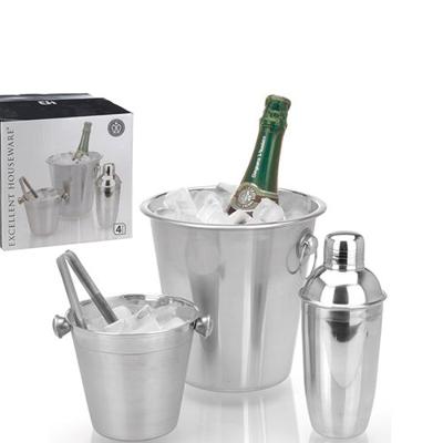 Excellent Houseware Roestvrijstalen barset (4 dlg)