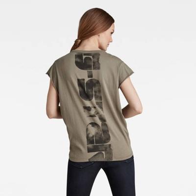 G-Star RAW T-shirt van biologisch katoen kaki G-Star RAW T-shirt van biologisch katoen kaki