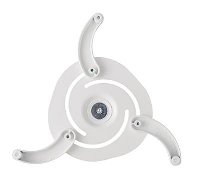 Neomounts BEAMER-C80WHITE Beamer-plafondbeugel In hoogte verstelbaar, Kantelbaar, Draaibaar Afstand vloer-plafond (max.): 15 cm Wit