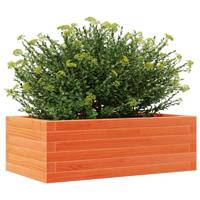 VidaXL Plantenbak 70x40x23 cm massief grenenhout wasbruin - thumbnail