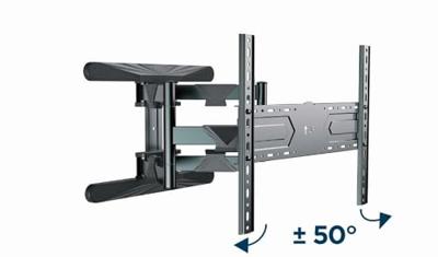 Gembird WM-80ST-01 tv-bevestiging 2,03 m (80") Staal - thumbnail