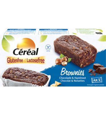 Brownies chocolade & hazeln gluten- lactosevrij 150 Gram