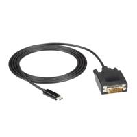 Black Box USB-C naar DVI-adapterkabel, 1080p HD, 3 ft - thumbnail