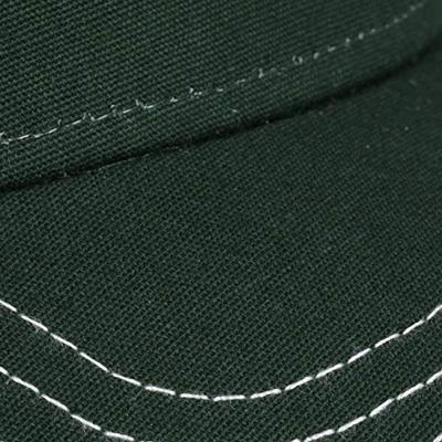 Atlantis AT527 Rapper Canvas Cap - Bottle-Green/White - One Size