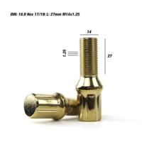 Set Bouten OMP 27 mm Geel 20 uds M14 x 1,25 - thumbnail