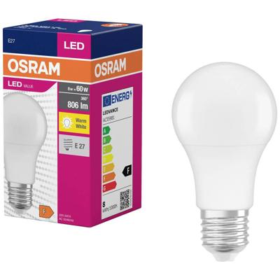 OSRAM HOMELIGHTING 4099854109775 LED-lamp Energielabel F (A - G) E27 Peer 8.5 W = 60 W Warmwit (Ø x h) 60 mm x 60 mm 1 stuk(s) OSRAM HOMELIGHTING 4099854109775 LED-lamp Energielabel F (A - G) E27 Peer 8.5 W = 60 W Warmwit (Ø x h) 60 mm x 60 mm 1 stuk(s)