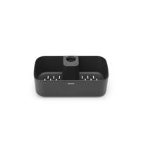 Brabantia ReNew douche caddy dark grey - thumbnail