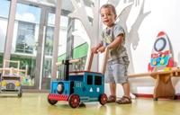 I&apos;m toy Loop/duwwagen en trein junior blauw/zwart - thumbnail