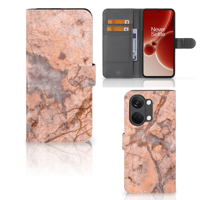 OnePlus Nord 3 | Bookcase | Marmer Oranje - thumbnail
