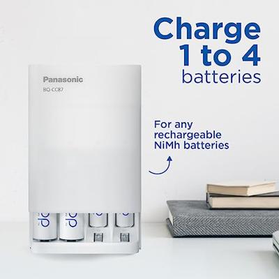 Panasonic BQ-CC87 Batterijlader NiMH AAA (potlood), AA (penlite) Panasonic BQ-CC87 Batterijlader NiMH AAA (potlood), AA (penlite)
