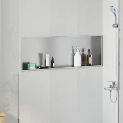 Douche Niche Zilver 90 x 30 x 9.5 cm Roestvrij staal