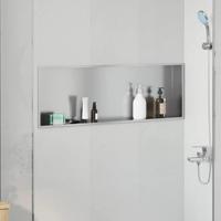 Douche Niche Zilver 90 x 30 x 9.5 cm Roestvrij staal - thumbnail