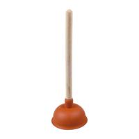 Gootsteen Ontstopper Rood+Steel (Hout) - thumbnail
