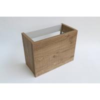 INK - Fontein Onderkast Greeploos Hout Décor Universeel Links/rechts Draaiend - 360x180x270 mm - Naturel Eiken - thumbnail