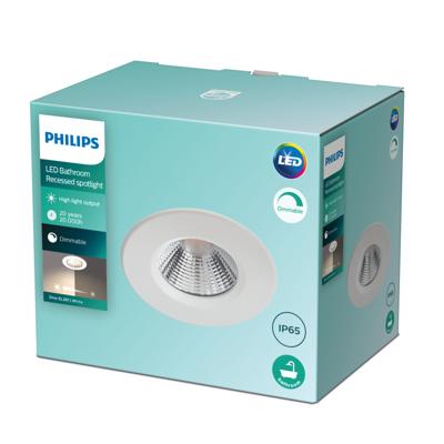 Philips Led inbouwspotsDive (3x) 3x6w - 2700K - 8,5cm wit - 75604800