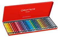 Caran Dache Caran d'ache neocolor ii, l: 10 cm, dikte 8,5 mm, diverse kleuren, 30 stuk/ 1 doos - thumbnail