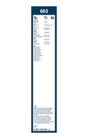 Bosch ruitenwissers Twin 603 - Lengte: 600/600 mm - set wisserbladen voorzijde 603 - thumbnail