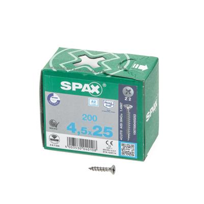 Spax pk pozi rvs 4,5x25(200)