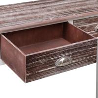 Wandtafel 90x30x77 cm hout bruin - thumbnail