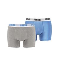 Puma Boxershort Duo-verpakking Blue-Grey NOS-S - thumbnail