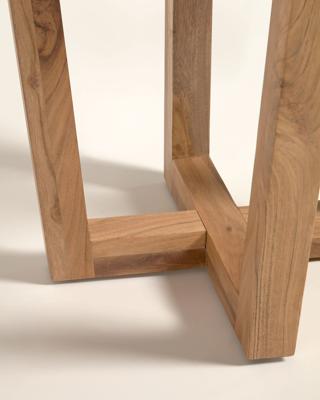 Kave Home Ronde Bistrotafel 'Nahla' Acaciahout, 90cm Kave Home Ronde Bistrotafel 'Nahla' Acaciahout, 90cm