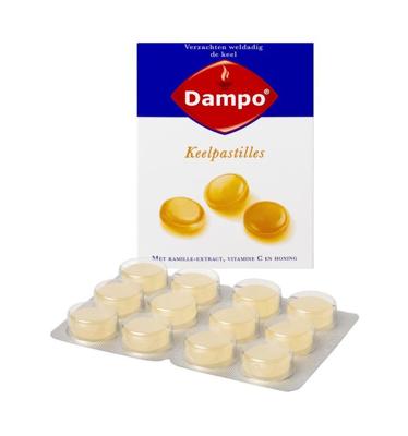Dampo Keelpastilles Kamille, Honing & Vitamine C Dampo Keelpastilles Kamille, Honing & Vitamine C