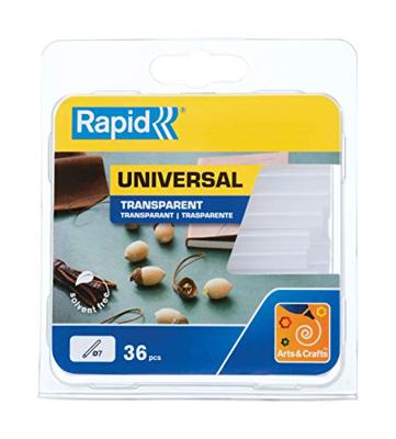 Rapid 7 mm lijmpatronen universeel transparant - 40107350 - 40107350 - thumbnail