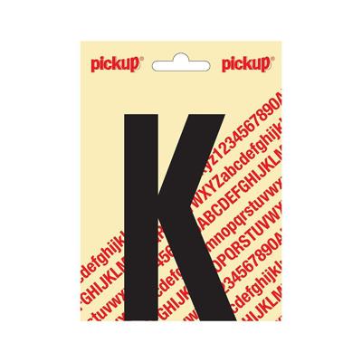 Deco letter k nobel zwart 120 mm Pickup - Pickup