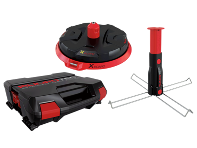 Runpo kabelafroller XB300 multifuncioneel X-Board 300KG met opzetstuk in koffer super handig