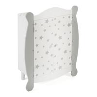 Poppen Kledingkastje - Grey Stars - thumbnail