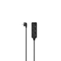 Hama Stekkerdoos, 3-voudig, 1,4 m Kabel Zwart - thumbnail