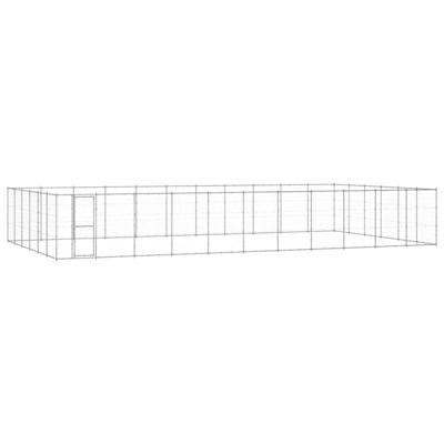 Hondenkennel 79,86 m² gegalvaniseerd staal