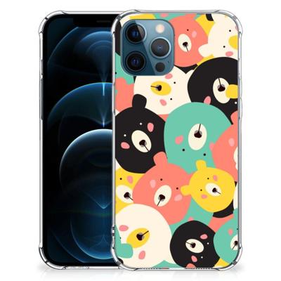 iPhone 12 | 12 Pro Stevig | Bumper Hoesje | Bears iPhone 12 | 12 Pro Stevig | Bumper Hoesje | Bears