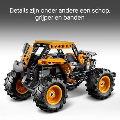 LEGO Technic 42199 Monster Jam DIGatron terugtrektruckmodel voor jongens - thumbnail