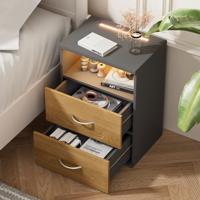 Monzana Bureaustoel - draaistoel - kruk - met - gestoffeerde - zitting - in - zwart - thumbnail