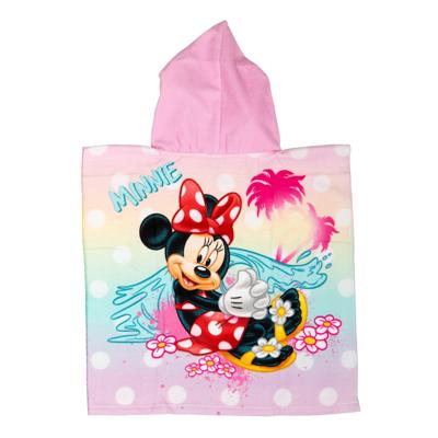 Minnie Mouse poncho happy days 55 x 110 cm - polyester
