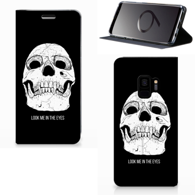 Mobiel BookCase Samsung Galaxy S9 Skull Eyes Mobiel BookCase Samsung Galaxy S9 Skull Eyes